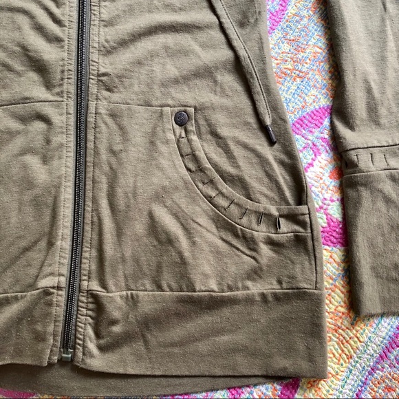 Nomads HempWear Elevate Zip Hoodie, green - Picture 7 of 7